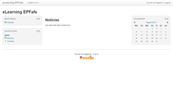 Desktop Screenshot of moodle.epfafe.pt