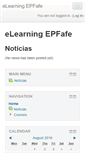 Mobile Screenshot of moodle.epfafe.pt